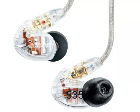 Shure SE535 CLE auricolare in-ear monitor trasparente