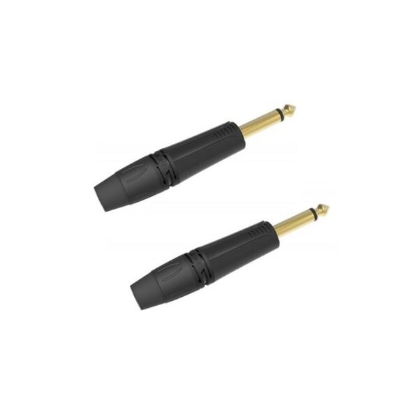 DHJ63MBK2 CONFEZIONE DOPPIA JACK MONO 6.3 NERO