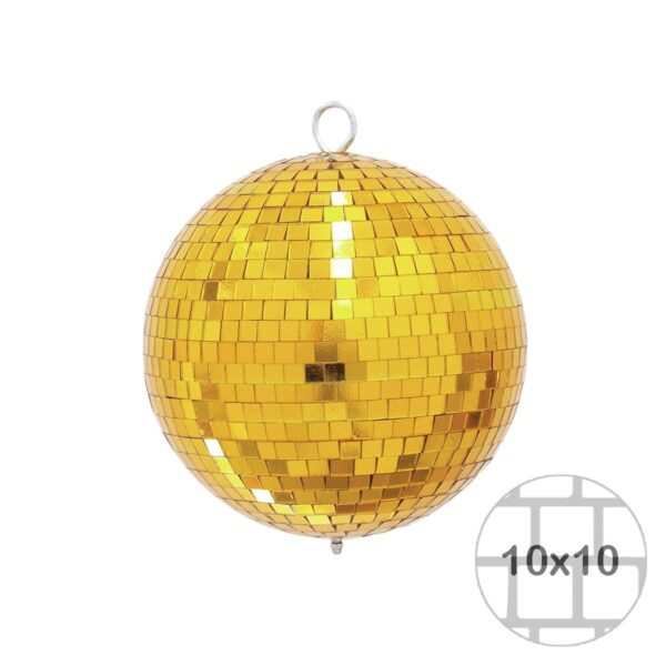 50120035 EUROLITE MIRROR BALL 30 CM SFERA SPECCHIATA  DORATA