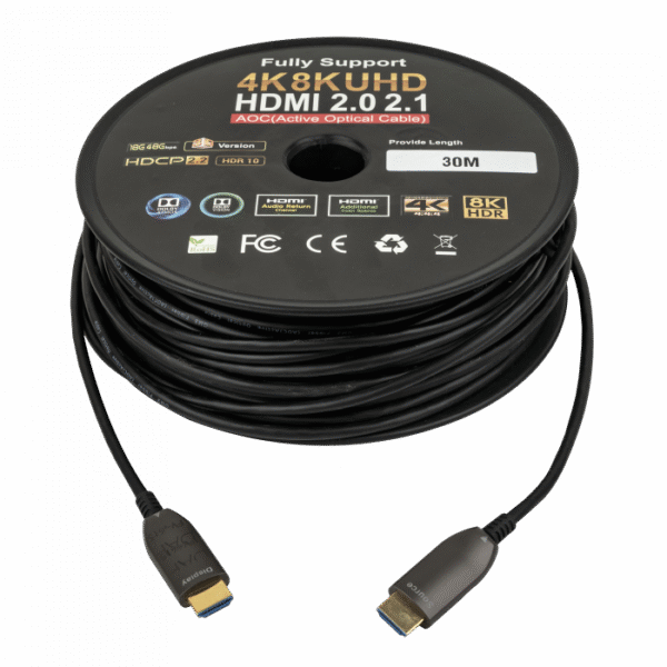 DAP Cavo in fibra HDMI 2.0 4 K 30 MT  - placcato oro fv4630