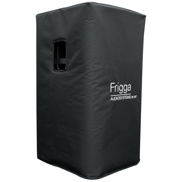 Cover imbottita per subwoofer DAP Frigga – vista frontale in tessuto nero Cordura
