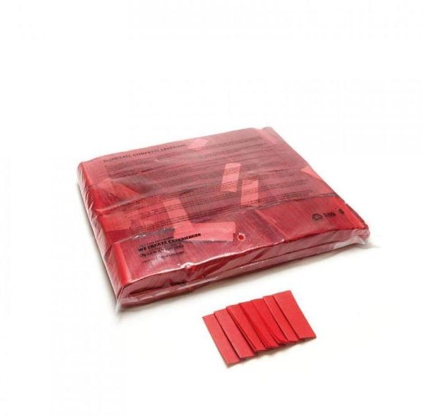 Coriandolo rettangolare in carta 1kg rosso